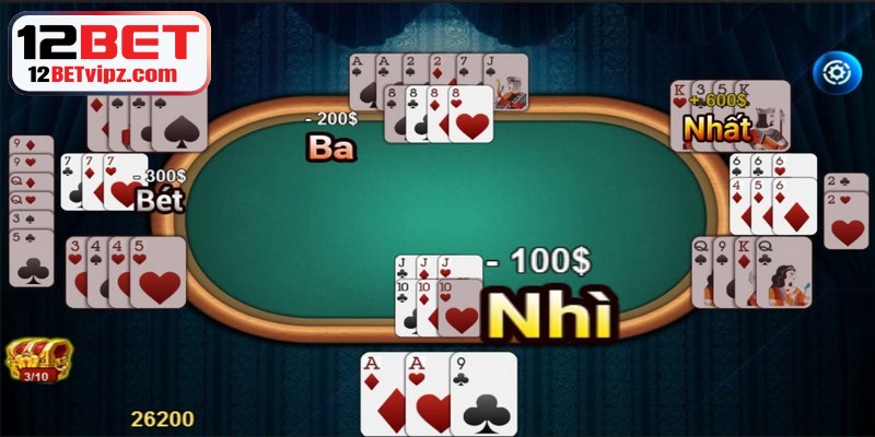 Phỏm hấp dẫn cho những ai thích sự kết hợp giữa chiến thuật, may mắn