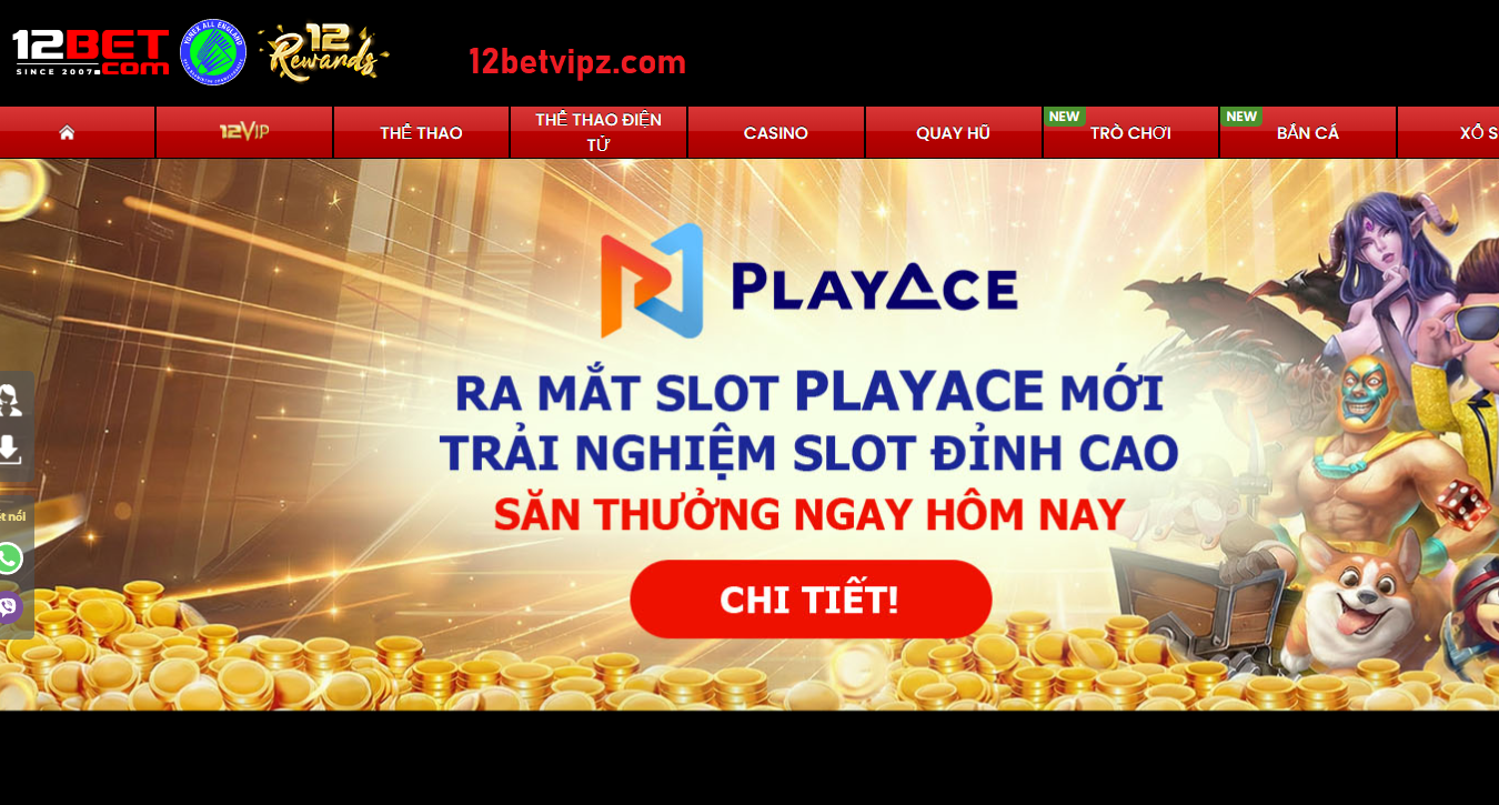 Sân chơi quay hũ tại 12bet